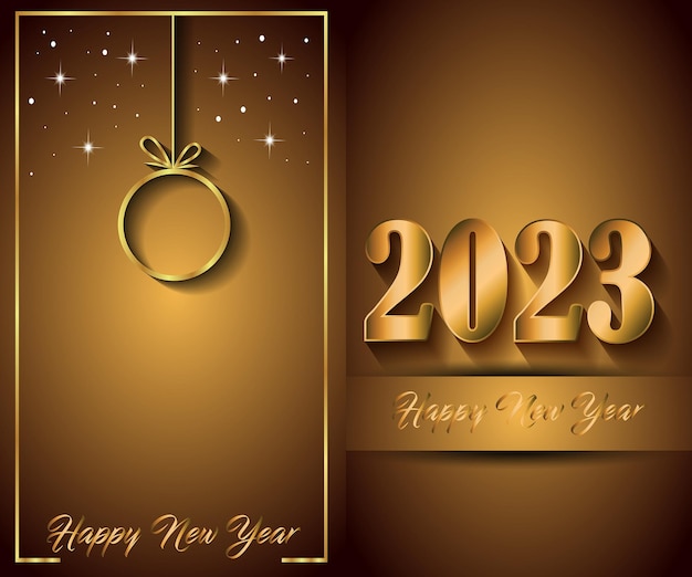 2023 Happy New Year background for your seasonal invitations festive posters greetings cards