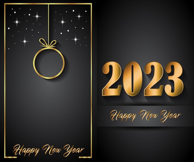 2023 Happy New Year background for your seasonal invitations festive posters greetings cards