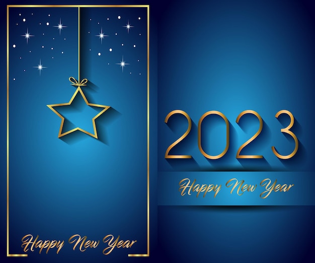 2023 Happy New Year background for your seasonal invitations festive posters greetings cards