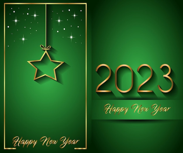 2023 Happy New Year background for your seasonal invitations festive posters greetings cards