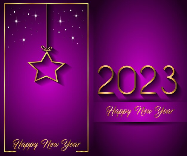 2023 Happy New Year background for your seasonal invitations festive posters greetings cards