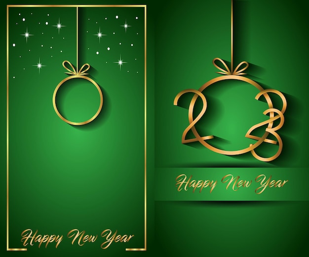 2023 Happy New Year background for your seasonal invitations, festive posters, greetings cards