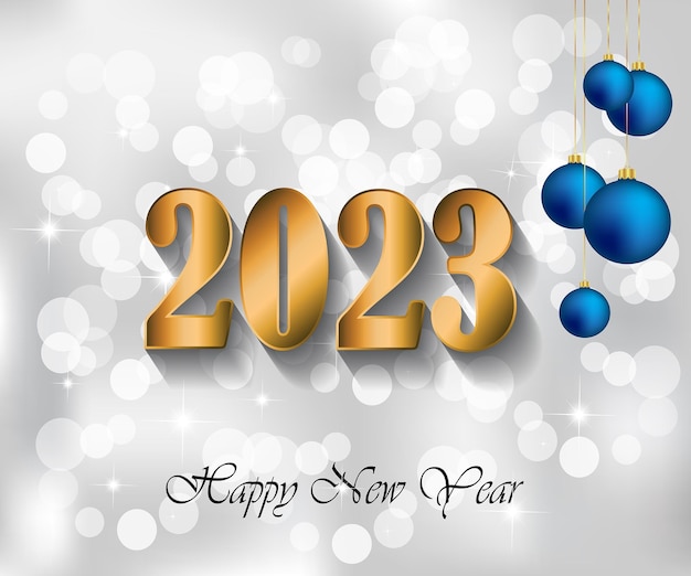 2023 Happy New Year background