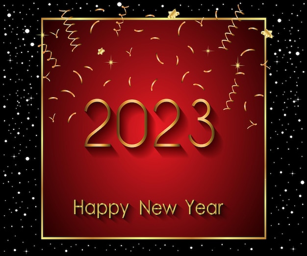 2023 Happy New Year background