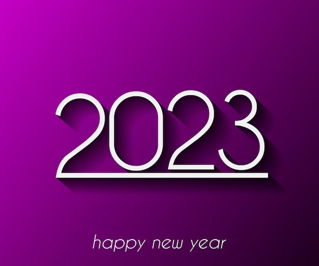 2023 Happy New Year background