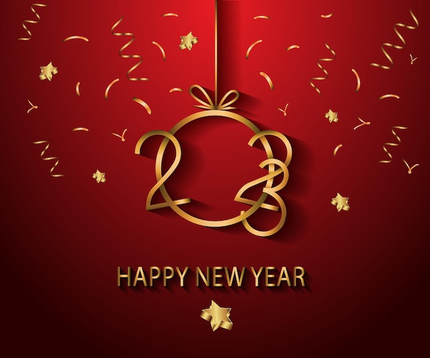 2023 Happy New Year background