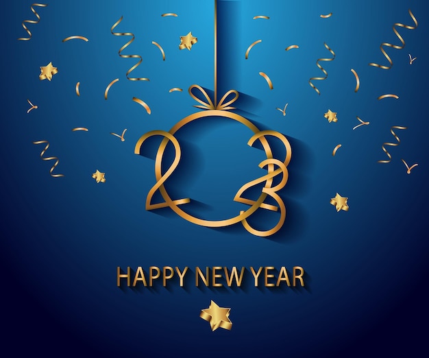 2023 Happy New Year background