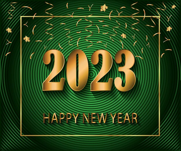 2023 Happy New Year background