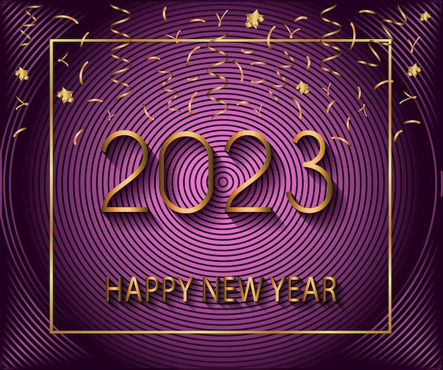 2023 Happy New Year background