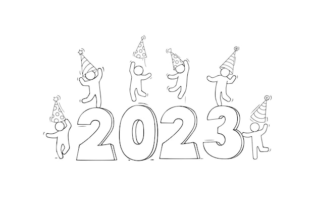 2023 Happy New Year card