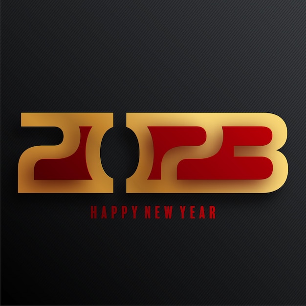 2023 Happy new year design for greeting cards or for branding banner cover