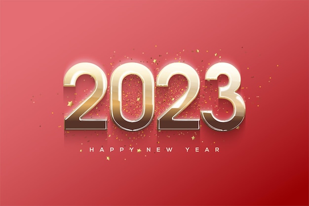 2023 happy new year greeting poster banner