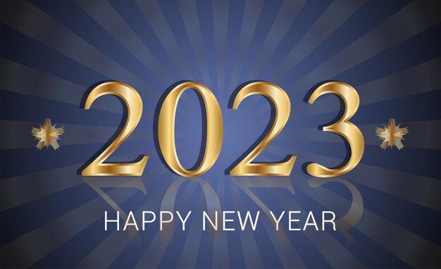 Vector 2023 happy new year