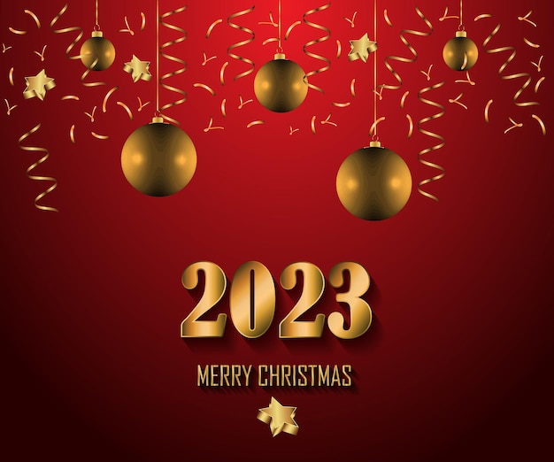 2023 Merry Christmas background