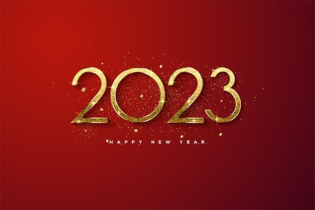 2023 new year banner greeting poster