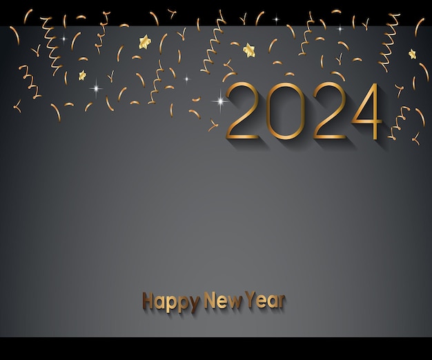 2024 happy new year background banner for your seasonal invitations festive posters