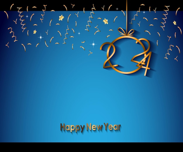 2024 happy new year background banner for your seasonal invitations festive posters