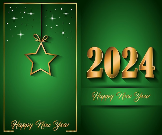 2024 Happy New Year background for your seasonal invitations festive posters greetings cards