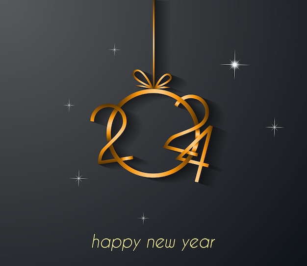 2024 Happy New Year background