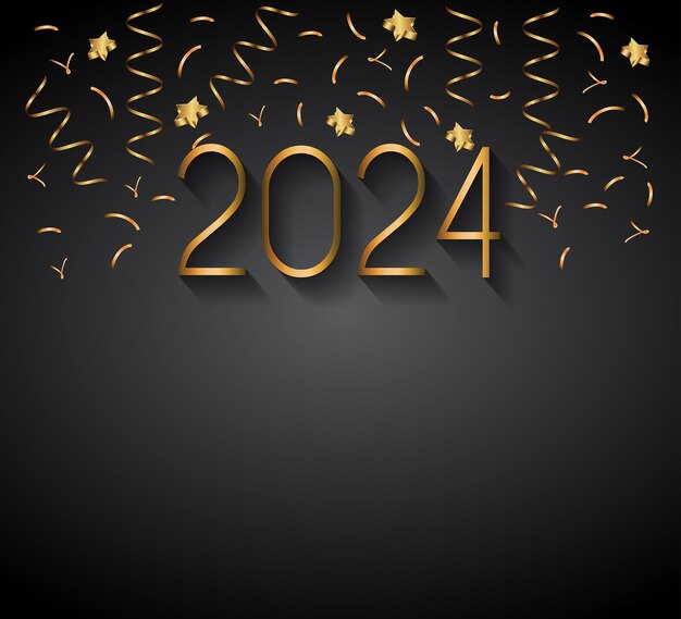 2024 Happy New Year background