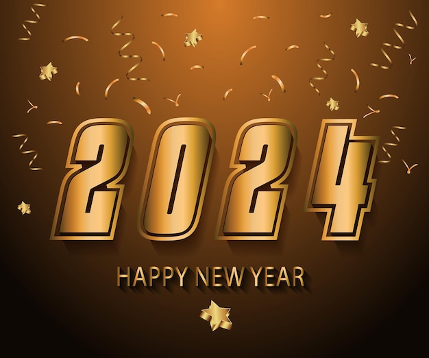 2024 Happy New Year background