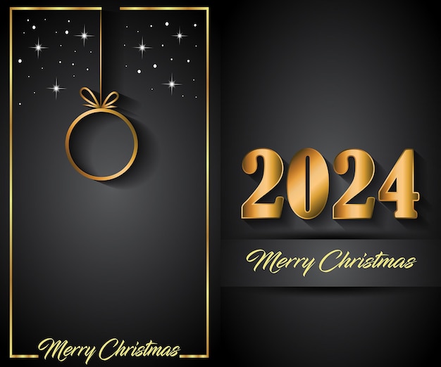 2024 Merry Christmas background for your seasonal invitations festival posters greetings cards