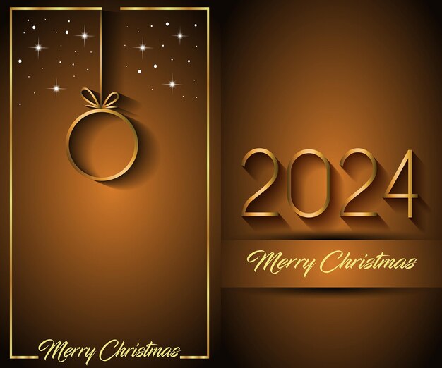 2024 Merry Christmas background for your seasonal invitations festival posters greetings cards