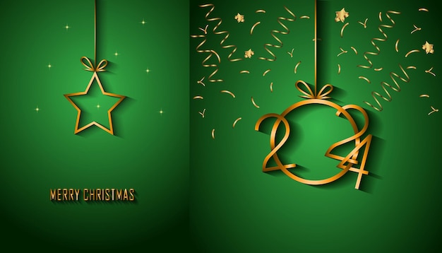 2024 Merry Christmas background for your seasonal invitations festival posters greetings cards