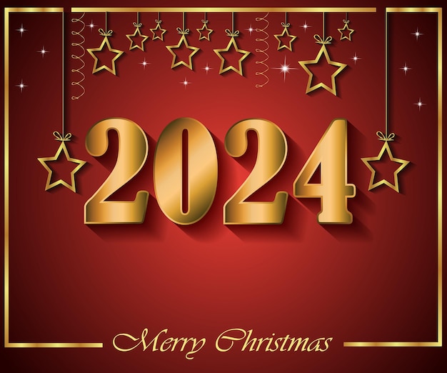 2024 Merry Christmas background