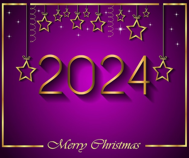 2024 Merry Christmas background