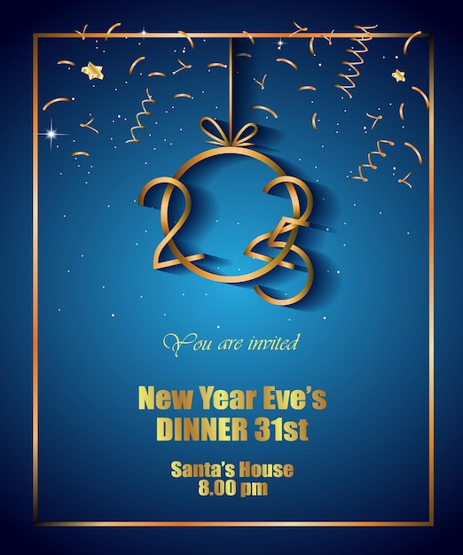 2025 Happy New Year background for your seasonal invitations festive posters greetings cards