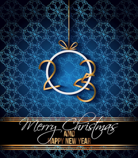 Vector 2025 happy new year and merry christmas background for your seasonal invitations greetings cards