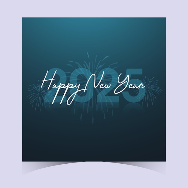 Vector 2025 happy new year web banner design happy new year wishes clipart greetings background template