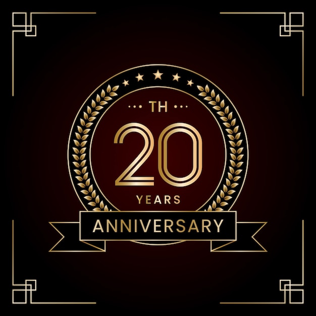 20th Anniversary Logo Design