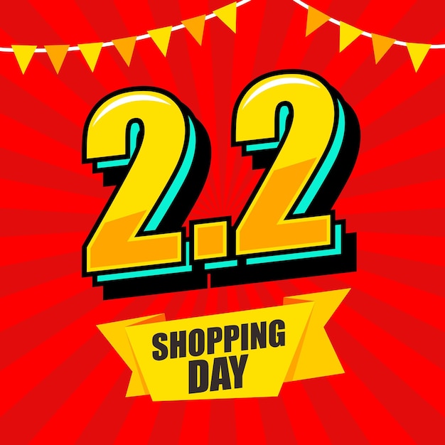 22 shopping day expression pop art comic style