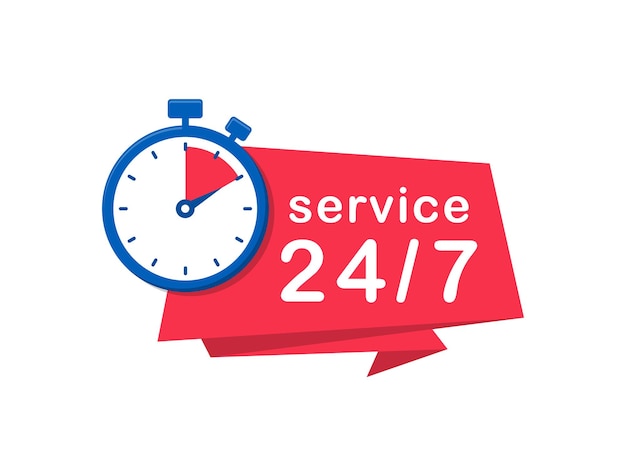 24 7 service 247 open concept with timer