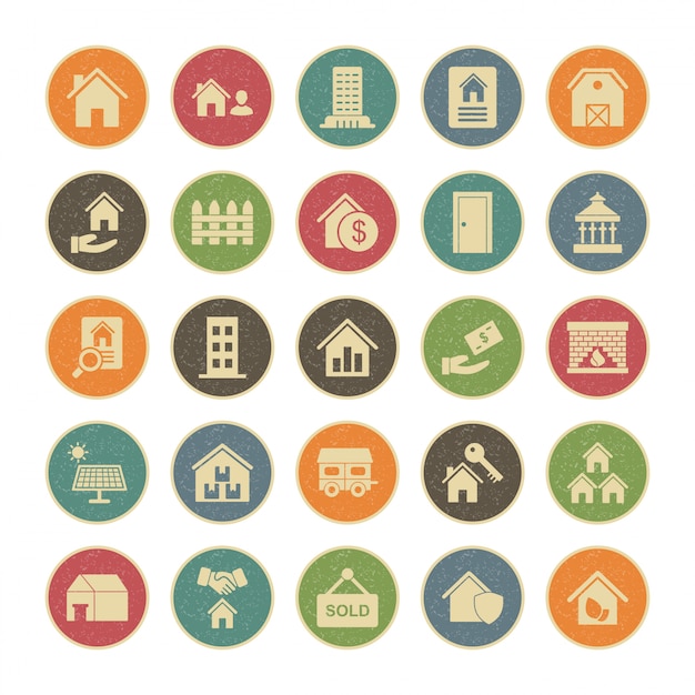 25 Icon Set Of real estate 