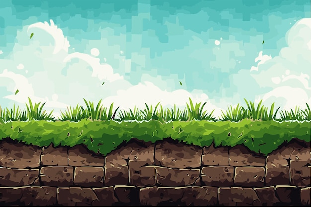 2d Game Assets Background Platforms Tileset