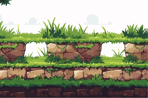 2d Game Assets Background Platforms Tileset