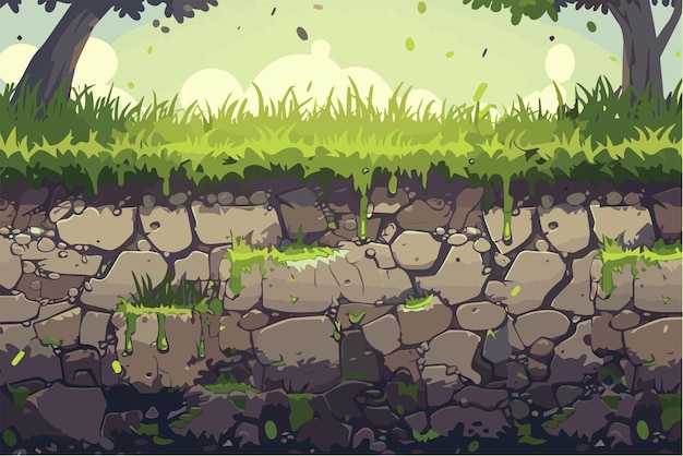 2d Game Assets Background Platforms Tileset