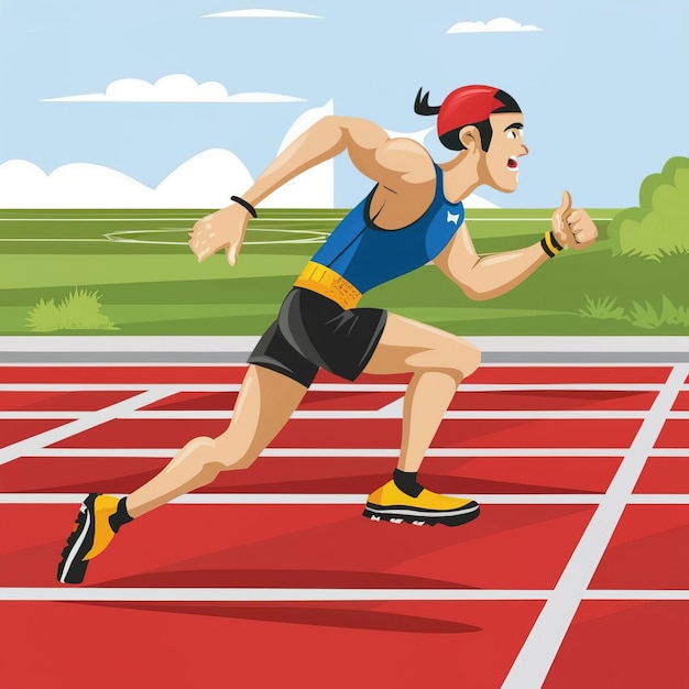 2d vector illustration Sports activities and Olympic games