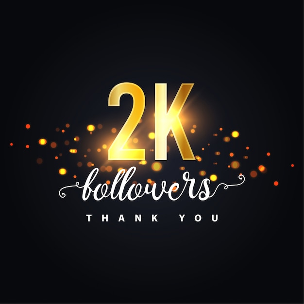 2K followers design