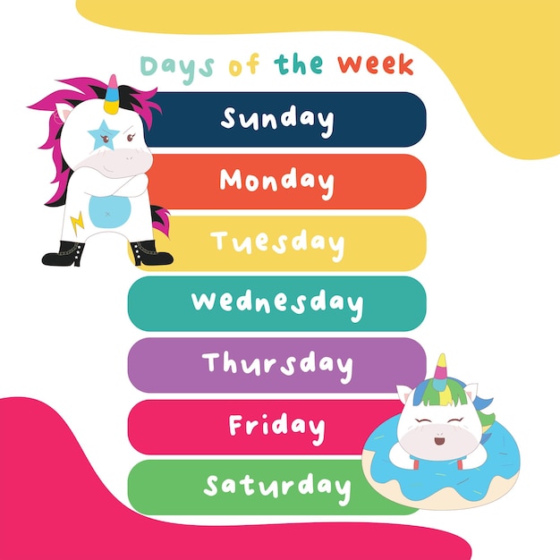 3 Days of the Week