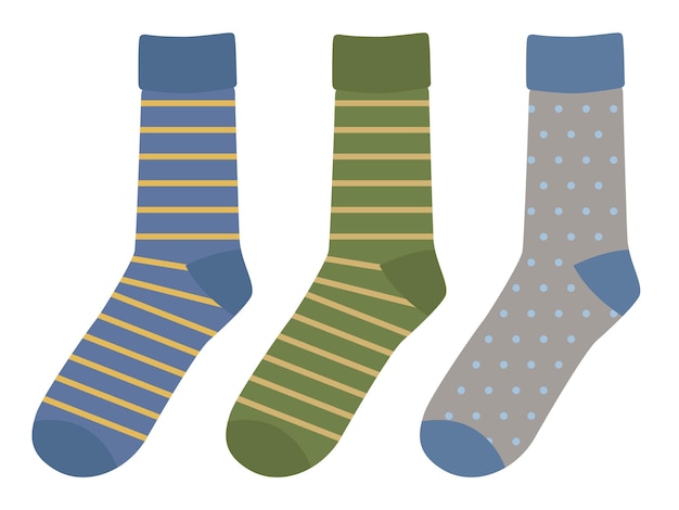 3 pairs of socks for men