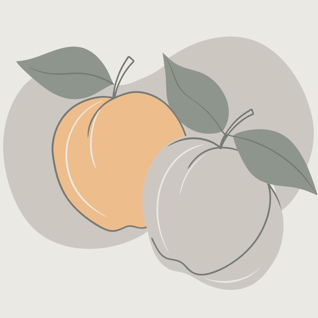 Vector 3 peach white background vector illustration line circuit