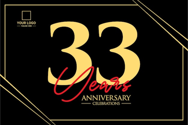 30th anniversary celebration logo design concept. Logo Vector Templates