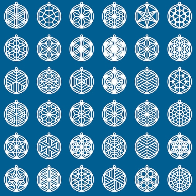 36 elements based on the Japanese craft Kumiko.