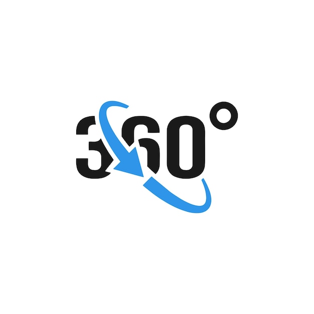 360 degree minimalist logotype