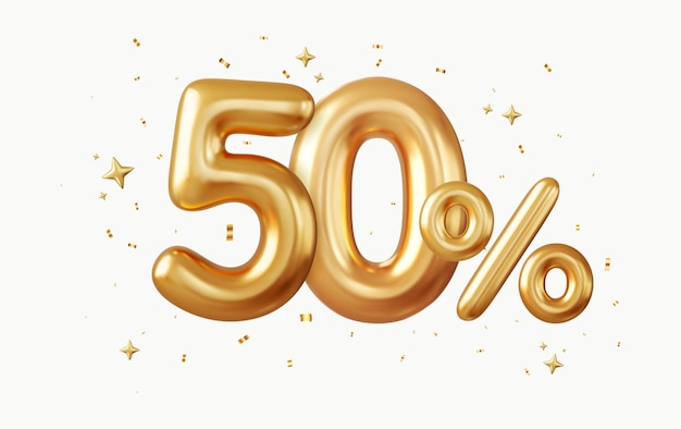 3d 50 percent off discount