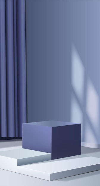 3d background products display podium